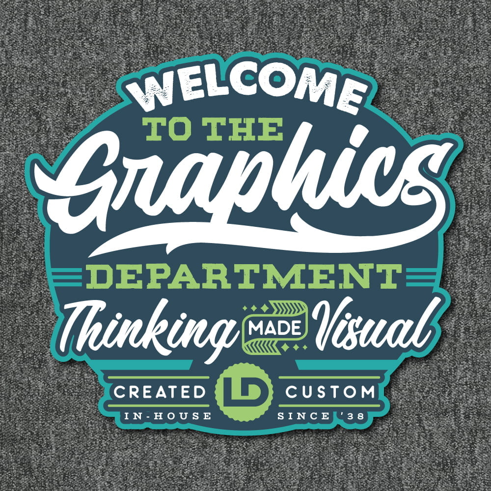 Logo Depot, Graphics Department, Thinking Made Visual, Wichita, Kansas, In-House, Graphic Design, Branding Services, Your Brand Matter, Brand Marketing, Wichita Graphic Design and Branding Services, Online Marketing, Paper Products, Custom Branded Logo