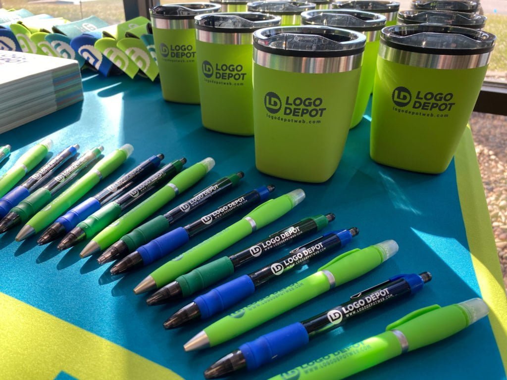 Company Branded Swag: What to Know When Order. Pens, Shirts, Tumblers, Wichita, Kansas, Logo Depot, Koozies. Easy step-by-step checklist.