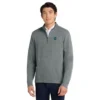 Port Authority® Interlock 1/4-Zip 1 K807 MediumHeatherGrey CharcoalHeather